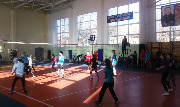 В рамках визита между российскими и французскими школьниками прошел матч по волейболу , 04.2016